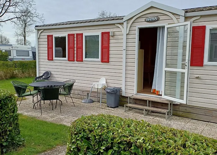 Mobilheim Auf Campingplatz Scheldeoord Zeeland Holland 250M Vom Strand